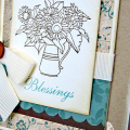 I loved the non-colouring look that Melissa Phillips had used on one of her cards (albeit red and gorgeous!) so I did not colour this image to make it look more vintage.

I used an Autumn...