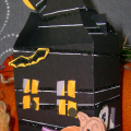 Using the small Fold N' Go Timeless Template I made this Halloween treat box. Instead of punching the hole in the middle, I made the peak for the roof of this haunted house. Before closing up the...