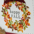Fall Wreath Detail