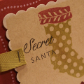Secret Santa Tag Cards - detail