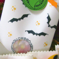 Halloween Treat Bag close up. I was gifted with a huge box of irregular size envelopes from a business that is no longer in operation. I knew instantly what to do with them when Nicole showed her...