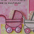 Made for a good friend who just had twin girls!