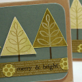 Merry & Bright Trees Card