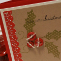 Holly Jolly Button Card