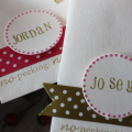 Gift Card Envelope Name Circles