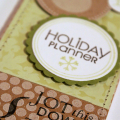 Snowman Holiday Planner Notebook - detail