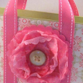 Pink Floral Gift Bag
