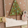 Holiday Tree card using Background Basics Text Style II