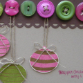 Merry and Bright Vintage Ornaments - Dawn's #18 Raspberry Suite Color Challenge