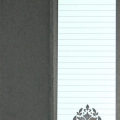 Inside of the notepad - all pages are stamped.