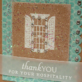Glittered Holiday Thank You Card