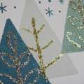 Quick & Easy Holiday Card:
The ease of masking the trees makes this card so simple!
Holiday Tree, Ocean Tides, Aqua Mist, Stamper's Select card stock, Ocean Tides ribbon, Aqua Mist buttons
Also...