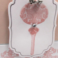 Vintage Ornament and Damask...die is Labels 4...all paper and ink from PTI