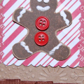 Holiday Button Bits Gingerbread Man