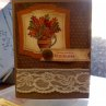 I used some lace that I found at our church garage sale as well as Nesties-Labels One I believe.