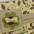 Flowers with Button Centers Card Ensemble