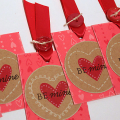 Be Mine Heart Tags