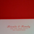 Inside of Christmas Gifts Card