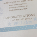 Baby Boy Sports Card Inside