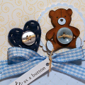 Cute as a Button Bear Card