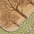 Thinking of You Trees Card - detail