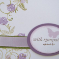 Stamps: with sympathy, 2008 anniversary set-PTI
Ink:dark chocolate,Ripe Avocado,plum pudding,lavender moon-PTI
paper: Ripe Avocado,lavender moon,plum pudding,vintage cream-PTI
ribbon: ripe...