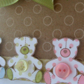 Baby button bits -teddy trio