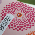Dotted Birthday detail