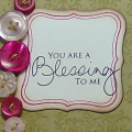 Stamps: Signature Greetings, Damask Designs, Vintage Labels
Paper: Kraft, Dark Chocolate, Stampers Select White
Ink: Versamark, Raspberry Fizz, Close to Cocoa
Accessories: Nestabilities Labels...