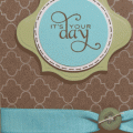 3rd card for the Color Challenge - Michelle's colors