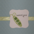 CPS 153 Sweet Pea baby card