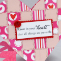 Quilted Heart Pop Up Card