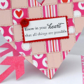 Quilted Heart Popup Card With Matching Envelope