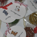 Doggie Valentine Lollipops Signed