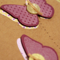 Butterflies in Flight Card - detail