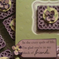 Sweet Violets
Crafter's Challenge
