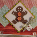 Gingerbread Man - Holiday Button Bits