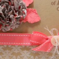 Poofy Flower with Damask Designs
