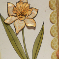 Rustic Daffodil Card