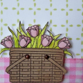 Spring Tulip Basket
