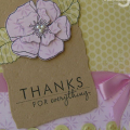 Stamps:  Year of Flowers: Violets (Papertrey Ink)
Paper:  Kraft, White, Pretty Pastels DP (All Papertrey Ink)
Ink:  Memento Tuxedo Black
Accessories & Tools:  Labels Eight Nestabilities,...