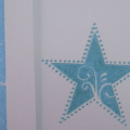 Hawaiian Shores ink before and after "SMOOSHING"  The smooshing totally made the color right!