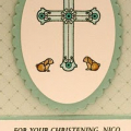 Everyday Blessings; Bitty Baby Blessings,  Card & ribbon - Aqua Mist; Pretty Pastels Papers; Copics
