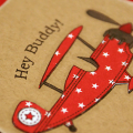 Hey Buddy Plane Card - detail