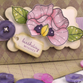 Sweet Pea Birthday Wishes Gift Card and Envelope