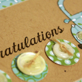 Whimsical Congratulations Car Card - detail
