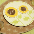 Live Laugh Love Sunflower Card - detail