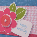Blooming Button Bits Note Card