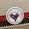 Stamp Set(s):  Daily Designs and Daily Designs Sentiments (Urban Design by Alli Miles) by PTI , Polka Dot Basics II by PTI
Cardstock: Stamper's Select White by PTI, Dark Chocolate by PTI, Kraft...