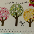 Stamp Set(s): tree trunk by Father Knows Best by PTI, circle from Shapes by Design by PTI
Cardstock:Stamper's Select White by PTI, Dark Chocolate by PTI
Patterned Paper: October Afternoon
Ink:...